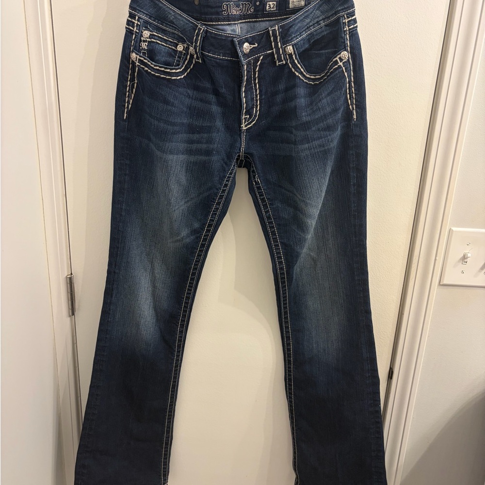 Miss Me Dark Blue Boot Cut Jeans